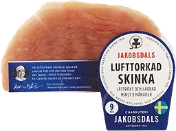 Lufttorkad skinka 70g Jakobsdals