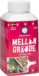 Mellangrädde 27% 2,5dl Skånemejerier