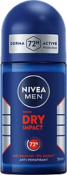 Deodorant Roll On Dry Impact Citrus Örter 50ml Nivea Men