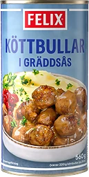 Köttbullar i gräddsås 560g Felix