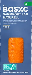 Lax Färsk Varmrökt 125g ICA Basic