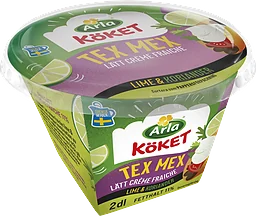 Lätt Crème Fraiche Tex Mex Lime Koriander 11% 200ml Arla Köket®