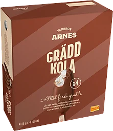 Pinnglass Farbror Arnes gräddkola 4-p Triumf Glass
