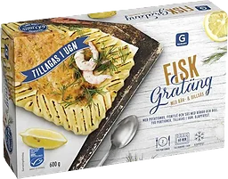 Fiskgratäng Räk & Dillsås