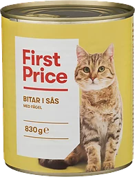 Fågel Bitar i Sås Kattmat Våt