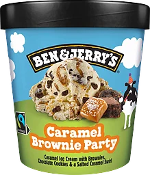 Glass Caramel Brownie Party