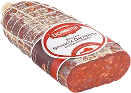Salame Spianata Calabrese Extra Piccante i skivor ca 10g Bonvini