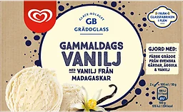 Glass Gammeldags vanilj 500ml GB Gräddglass