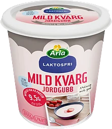 Kvarg Jordgubb Mild Laktosfri 1l Arla