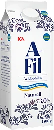A-fil Naturell 3% 1,5l ICA