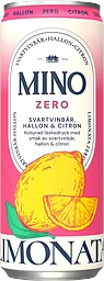 Läsk Zero Hallon Svartvinbär 33cl Mino