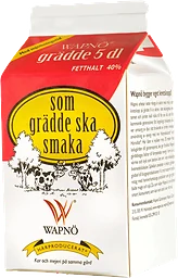 Grädde 40% 5dl Wapnö