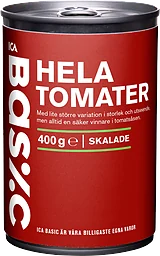 Hela skalade tomater 400g ICA Basic