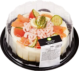 Smörgåstårta lax 1000g Kallskänks Gourmé