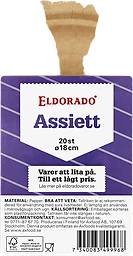 Assiett 18Cm Flat Brun