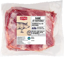 Karré Färsk Rapsgris ca 1,1kg Scan
