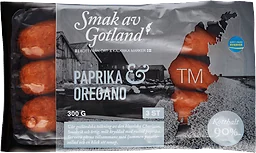 Kryddkorv Paprika Oregano 90% Kötthalt 300g Smak av Gotland