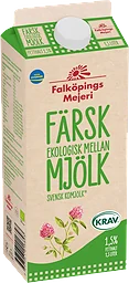 Mellanmjölk 1,5% 1,5l KRAV Falköpings Mejeri