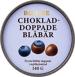 Blåbär Chokladdoppade Frysta 140g Boujee