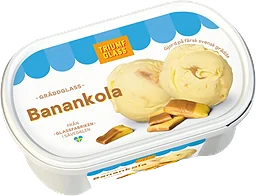 Gräddglass Banankola