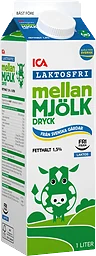 Mellanmjölkdryck Laktosfri 1,5% 1l ICA