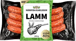Lammkorv Rosmarin 80% Kötthalt 260g Härryda Karlsson