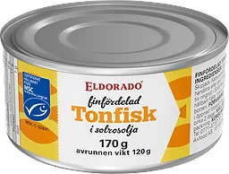 Tonfisk Finfördelad i Olja