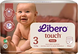 Byxblöjor Touch Strl 3 5-8kg 30-p Libero
