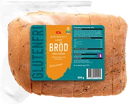 Glutenfritt Surdegsbröd Fröer 300g ICA