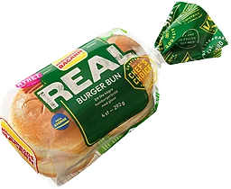 REAL Burger bun 292g Korvbrödsbagarn