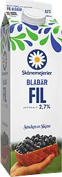 Filmjölk Blåbär 3% 1l Skånemejerier