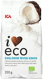 Kokos riven Ekologisk 200g ICA I Love Eco