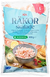 Stora skalade räkor 400g ICA