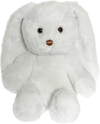 Mjukisdjur Kanin Maja Ljusgrå 27cm Teddykompaniet