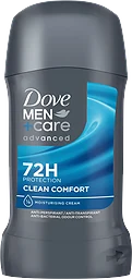 Deodorant 72h Advanced Clean Comfort Stick 50ml Dove Men Care