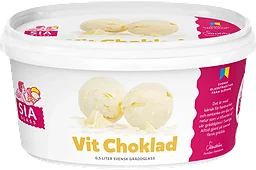 Gräddglass Vit choklad 500ml SIA Glass