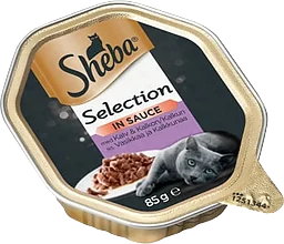 Kattmat Kalv & kalkon i sås 85g Sheba
