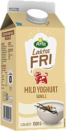 Yoghurt Mild Vanilj 1,3% Laktosfri 1500g Arla Ko®