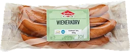 Wienerkorv 79%  Kötthalt 420g Gudruns