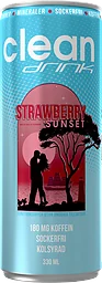 Strawb Cherry Sunset Energidryck, Burk