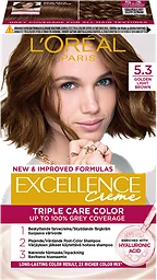 Excellence 5.3 Golden Light Brown Permanent Hårfärg