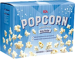 Mikropopcorn Saltade 10-p 900g ICA