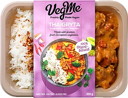 Färdigmat Thaigryta Röd curry Vegetarisk 400g Vegme