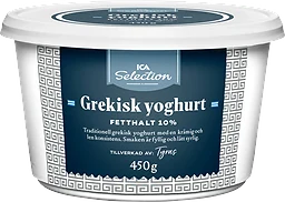 Matlagningsyoghurt Grekisk 10% 450g ICA Selection