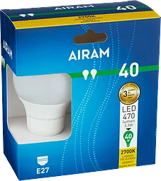 Led Normal 470lm E27 40w Varmvit