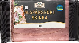 Skinka Alspånsrökt 100g Charkuterifabriken