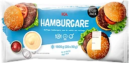 Hamburgare 20-p 1,8kg ICA