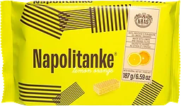 Napolitanke Wafers Citron & Apelsin 187g Kras