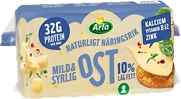 Mild & Syrlig ost  ca 500g Arla
