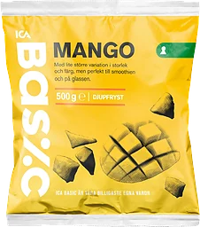 Mango Bitar Fryst 500g Ica Basic